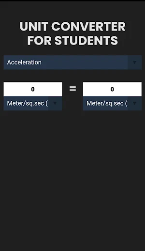 Unit Converter - for Students Screenshot 0