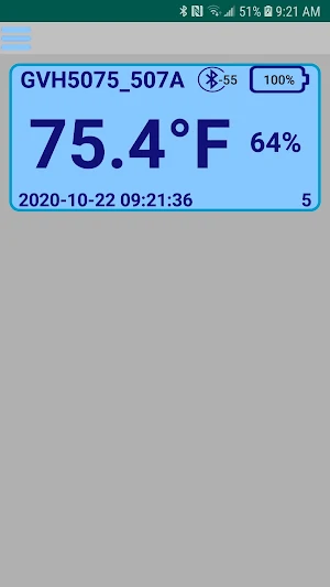 GoVee H5072/H5075 RMT Display Screenshot 3