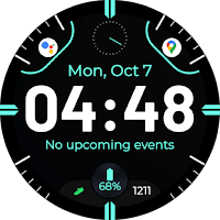 General 2: Digital Watch Face
