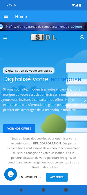 SIDL CORPORATION Screenshot 1