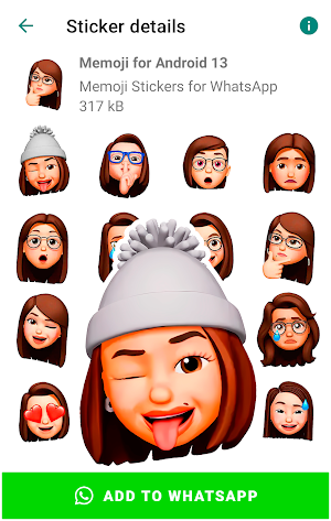 Stickers Memoji for Android Screenshot 3