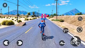 BMX Cycle Race Superhero Games Screenshot 2