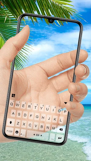 Nature Transparent Keyboard Background Screenshot 0