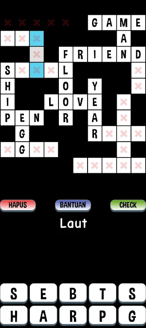 TTS Indonesia–EnglishCrossword Screenshot 3