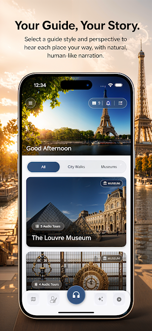Paris Audio Travel Guide Screenshot 0