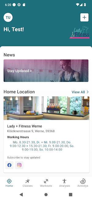 LadyFitnessWerne Screenshot 1