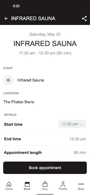 The Pilates Barre - Chico Screenshot 2