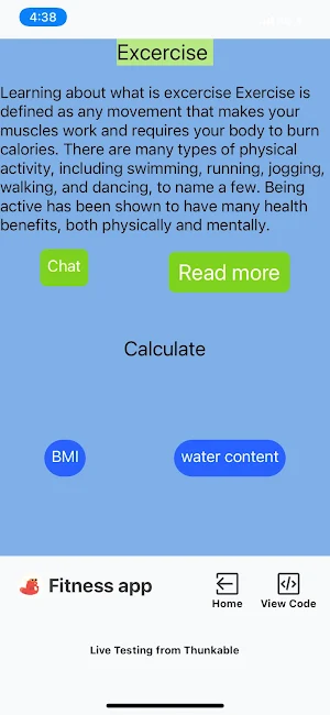 Be Fit Live Fit Screenshot 1