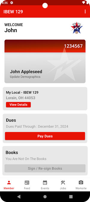 IBEW 129 Screenshot 0