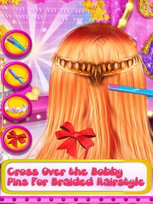 Fairy Fashion Braided Hairstyles games for girls Screenshot 2