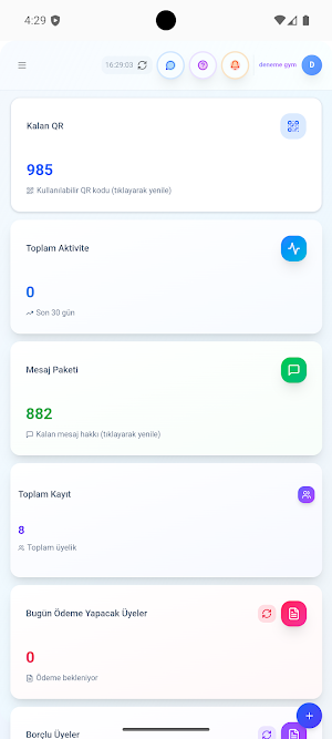 FitSoft Yönetim Screenshot 2