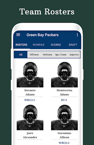 Green Bay - Football Live Score & Schedule Screenshot 2