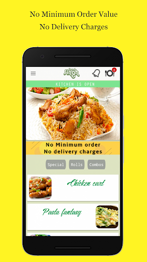 Food Singh - Delivering happin Screenshot 0
