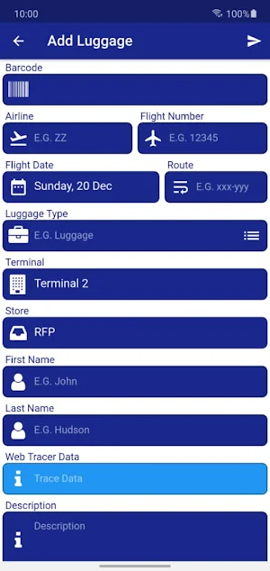 Luggage Storage Screenshot 1