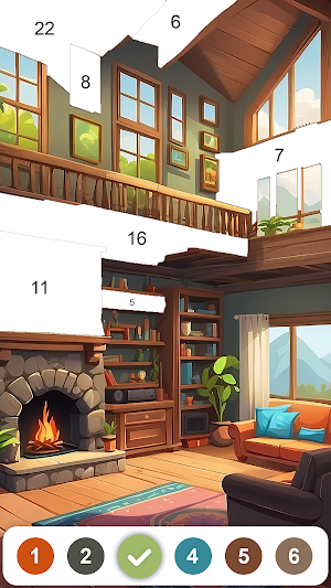 Coloring Game Color by Number Screenshot 2
