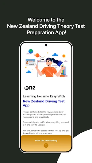 NZ Road Code Theory Test 2026 Screenshot 0