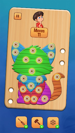 Shape Puzzle- Nut & Bolts Screenshot 1
