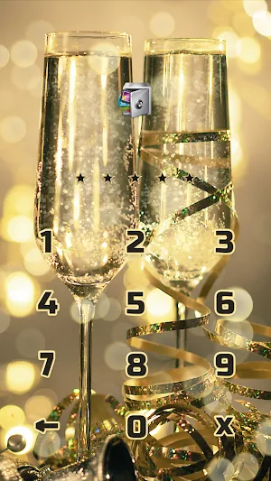 AppLock Live Theme Champagne Screenshot 1