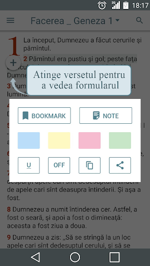Biblia Cornilescu Romana Screenshot 2