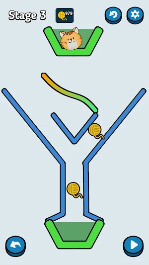 Fluid Cat - Cute Cat Puzzle Screenshot 3