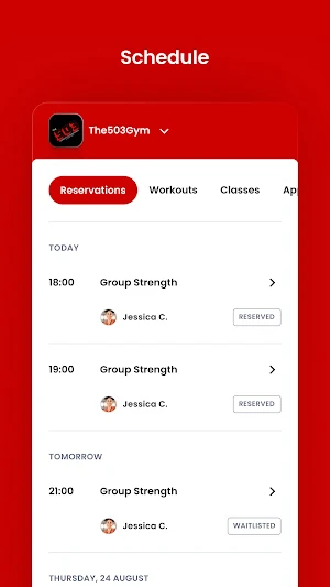 The503Gym Screenshot 2