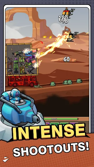 Zombie tank：Shoot at zombies！ Screenshot 1