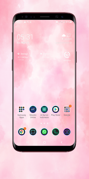Light Pink Wallpaper Screenshot 2