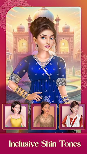 Indian Fashion Dressup Game Screenshot 2