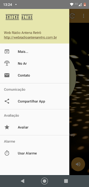 Web Rádio Antena Retrô Screenshot 1