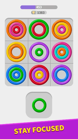 Color Rings Matching Puzzle Screenshot 2