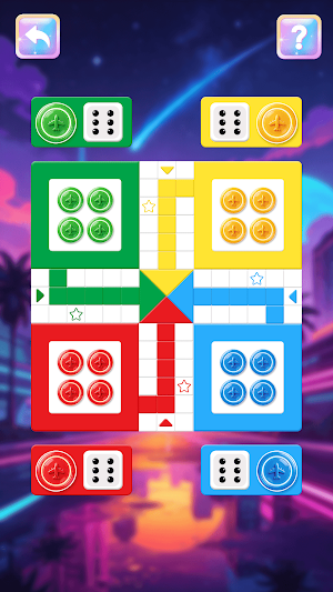 Neon Ludo Run Screenshot 1