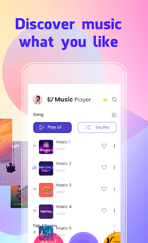 Mp3 player - EV Music Player Screenshot 3