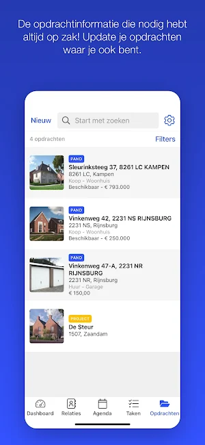 Kolibri App voor makelaars Screenshot 2