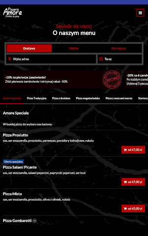 Pizzeria Amore Gdańsk Screenshot 2