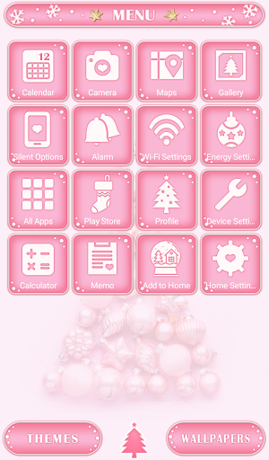 Pink Christmas Tree +HOME Screenshot 1