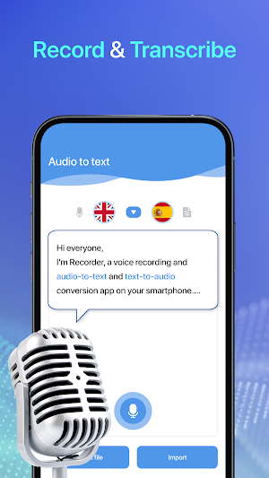 Voice Recorder: Audio to Text Screenshot 2