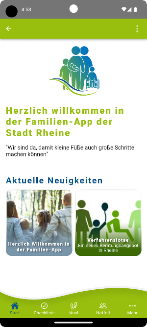 Familien-App Rheine Screenshot 0