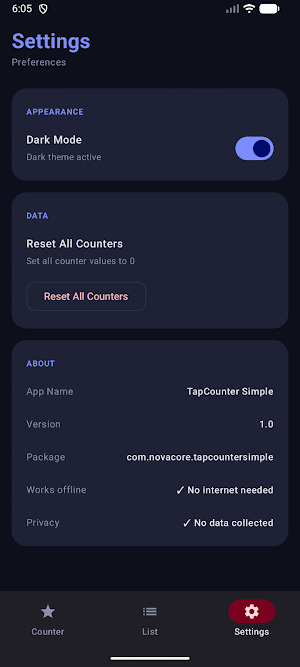TapCounter Simple Screenshot 3