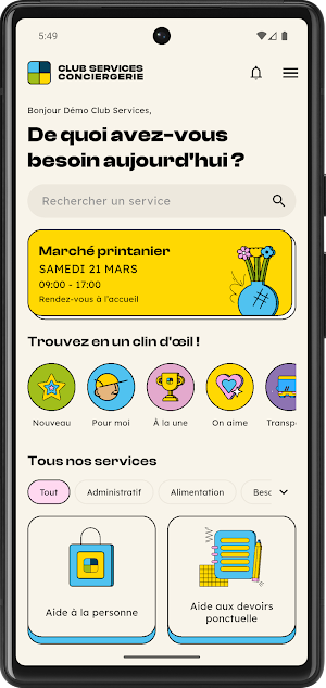 Club Services Conciergerie Screenshot 0