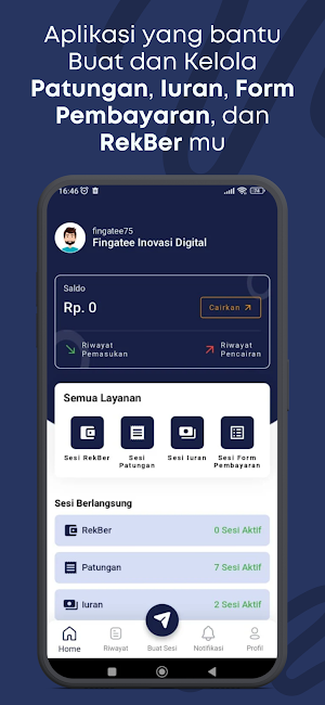 Fingatee: Iuran & Patungan Screenshot 0