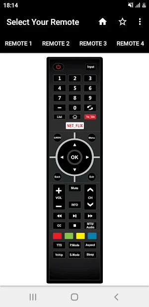 Cobia TV Remote Screenshot 0