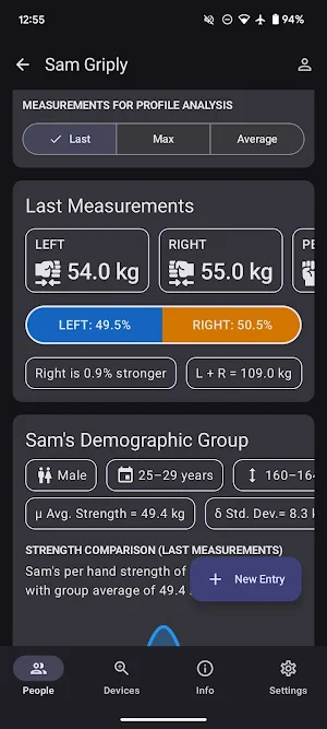GripMeter Physio Screenshot 1