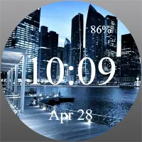 Sunset Pier - Watch Face