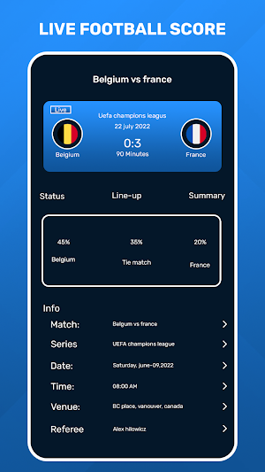 Football Live Score Screenshot 2