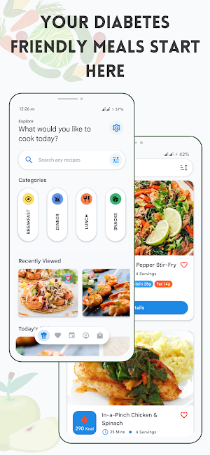 Diabetes MealPrep Diet Planner Screenshot 0