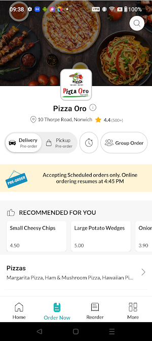Pizza Oro Screenshot 1