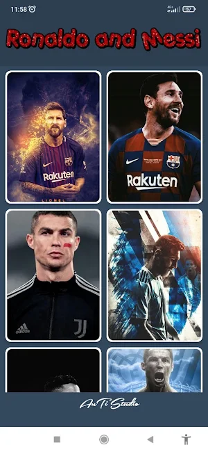 Ronaldo & Messi Wallpaper Live Screenshot 3
