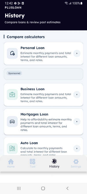 PlusLoan – Loan Assistant Screenshot 2
