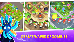 Merge Plants 3D-Garden Defense Screenshot 0