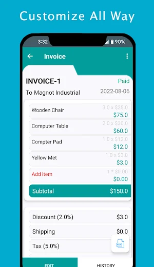 OnTheGo - Invoice Maker Screenshot 0